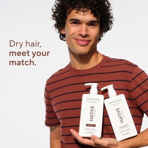 Native Coconut & Vanilla Shampoo & Conditioner - Naturally Derived, Sulfate & Dye Free | 2-Pack for All Hair Types