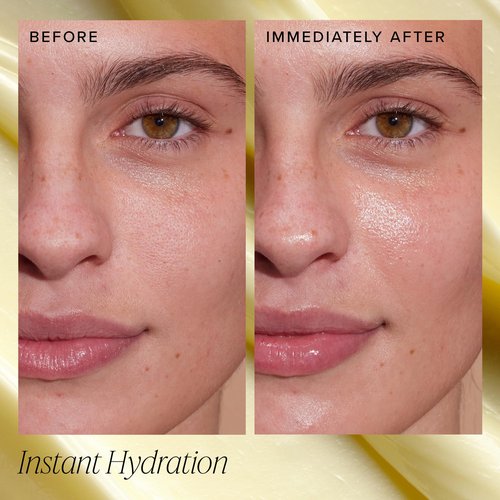 Farmacy Ceramide Face Moisturizer - Honey Halo Ultra Hydrating Facial Moisturizer with Buckwheat Honey + Ceramides - Helps Restore Barrier + Replenish Dryness - Plumping Skin Care for Dry Skin (15ml)