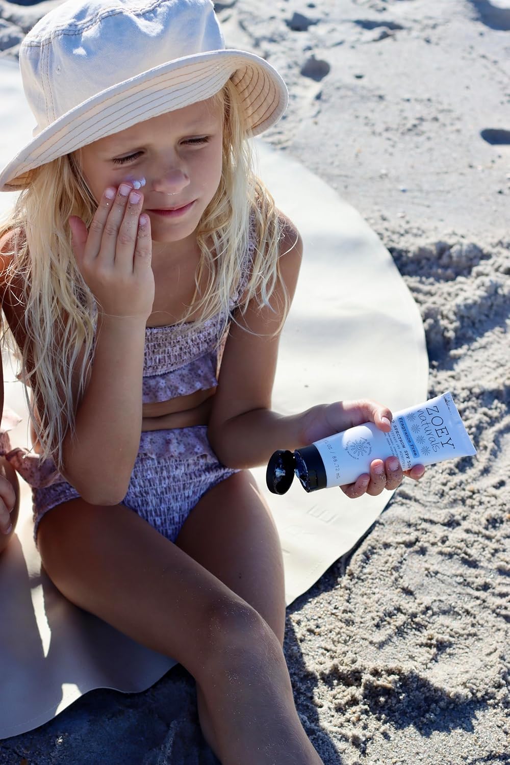 Zoey Naturals SPF 50+ Sunscreen for Babies - Water-Resistant, Reef-Safe, Non-Nano Zinc Oxide, Made in USA