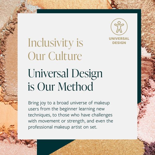 Guide Beauty Shadow Palette, Shimmer Eyeshadow Palette Featuring Hues Ranging from Radiant Golden Champagne & Copper Rose to Dusky Greens, Universal, Ergonomic Design, 6 Shades, 1 pc