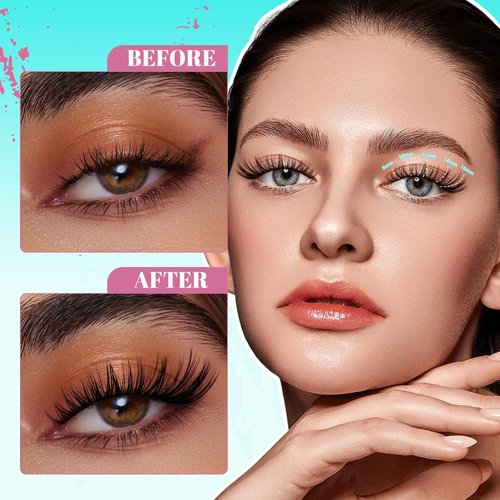 Lash Clusters Kit Flora 144PCS Eyelash Extension Kit with Lash Bond and Seal,Eyelash Glue Remover and Applicator,Natural Lashes Premium Wide Stem Eyelashes Cluster Kit(Violet,D-Mix8-18mm)