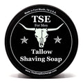 TSE for Men Nag Champa Shaving Soap with Tallow and Shea Butter. Natural Ingredients for Rich Lather and a Smooth Comfortable Shave. Artisan 4.5 oz Semi-Soft Italian Style. Made in the USA.