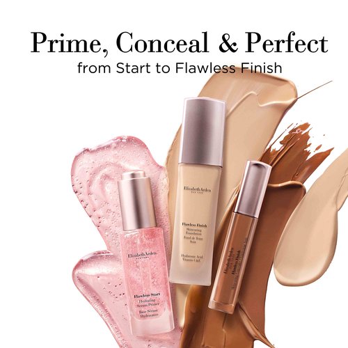 Elizabeth Arden Flawless Finish Skincaring Concealer with Hyaluronic Acid, Vitamin C and E, 215 (Light Medium), 0.2 oz