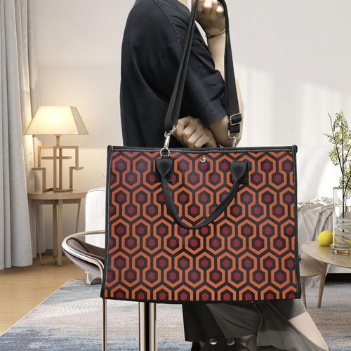 BWWKTOP Overlook Hotel Cosmetic Makeup Bag Horror Movie Inspired Gifts Overlook Hotel Travel Zipper Pouch Bag (Shinibag BL BG)