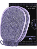 Brooklyn Botany Exfoliating Mitts for Bath and Shower – Heavy Duty Exfoliating Body Scrubber for Massage and Dead Skin Remover for Body – 2 Mitts