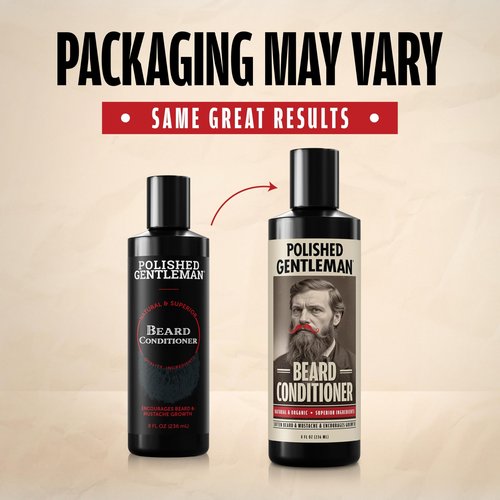 Men’s Beard Conditioner with Tea Tree Oil – Concentrated Rinse-Out Formula for Softer, Fuller-Looking Beards & Healthy Facial Hair, 8 oz
