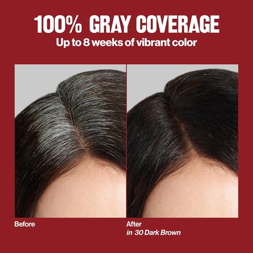 Revlon ColorSilk Permanent Hair Color - 100% Gray Coverage, Ammonia-Free, Vegan Keratin | 54 Light Golden Brown (Pack of 3)