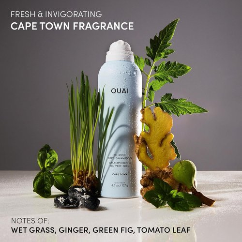 OUAI Super Travel Size Dry Shampoo - Volumizing Formula Absorbs Oil & Sweat - Cape Town (2 oz)