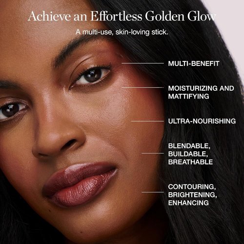 Ogee Sculpted Face Stick - Certified Organic Bronzer & Highlighter in Amber | Sun Kissed Bronze