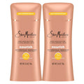 SheaMoisture Antiperspirant Deodorant Stick Moisturizing Raw Shea Butter & Hyaluronic Acid 2 Count for 48HR Sweat & Odor Protection with No Parabens & No Mineral Oil 2.6 oz