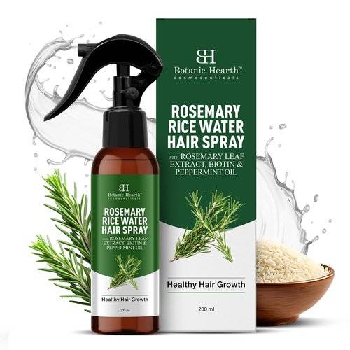 Botanic Hearth Rosemary Hair Growth Water Spray 6.8 fl oz – Korean Scalp Detox & Hydrating Hair Treatment for Thinning, Hair Regrowth Device Support, Anti-Itch & Anti-Flake, Sulfate & Paraben Free