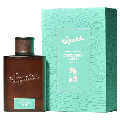 Dr. Squatch Natural Cologne for Men - Coconut Castaway Inspired Bergamot, Lavender & Vanilla | 1.7 fl oz