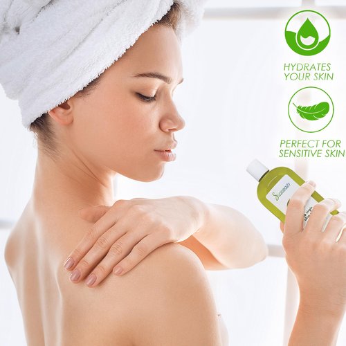 Soapeauty Extra Virgin Olive Oil | 100% Pure & Natural Unrefined Cold-Pressed Carrier Oil | Massage & Body Oil | for Skin, Face, Hair, and Soap Making | Carrier for Essential Oils - 32 Fl Oz