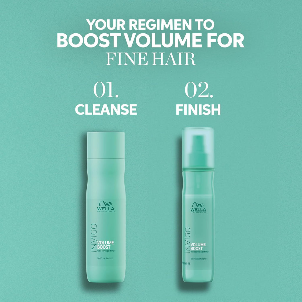 Wella Professionals Invigo Volume Boost Shampoo - Bodyfying Spring Blend for Enhanced Volume