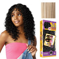 Sensationnel Butta Lace 90Sbangs Wigs - Unit 915 Glueless Wide Deep Part Synthetic Preplucked Hairline (BALAYAGEASHBLONDE)