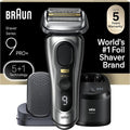 Braun Series 9 PRO+ Electric Razor - 5 Pro Shaving Elements for Ultimate Closeness & Comfort | 6-in-1 SmartCare Center