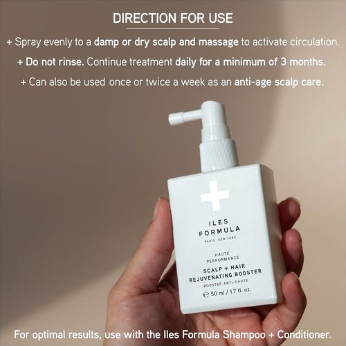 ILES FORMULA Scalp & Hair Rejuvenating Booster - Non-Greasy Serum for Thicker, Stronger Hair - Natural & Fast-Absorbing Procapil Formula