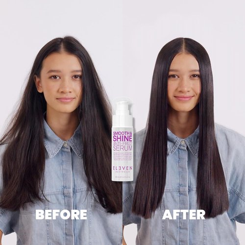 ELEVEN AUSTRALIA Smooth & Shine Anti-Frizz Serum - Tame Frizzy Hair, Add Shine | Lightweight Formula - 2 fl oz