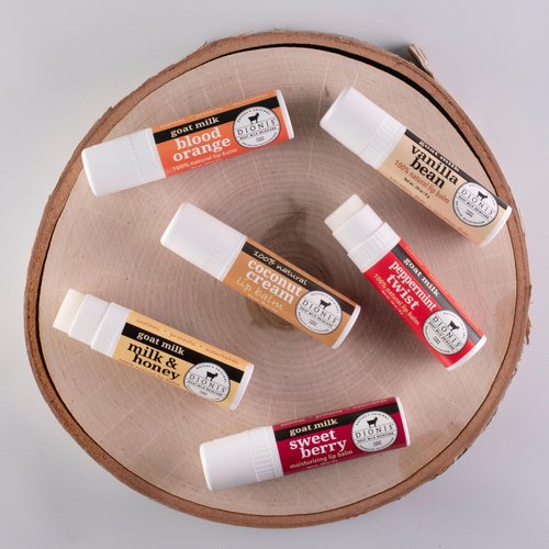 Dionis Goat Milk Lip Balm 6-Pc Ornament Set 0.28oz (Pack of 6)
