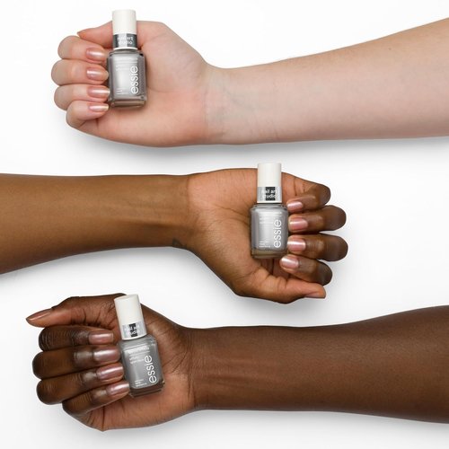Essie Nail Art Studio Chrome Polish - Vegan Silver Cosmic Chrome, 0.46 Fl Oz for Stunning Nails