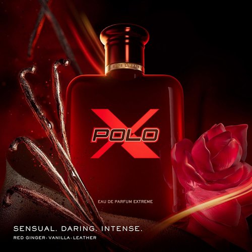 Ralph Lauren Fragrances - Polo Red Extreme Cologne for Men - Invigorating Red Ginger & Vanilla Scent