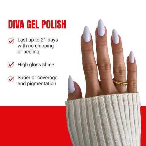 DND Gel Polish Coquette Collection - UV/LED Chip-Free Nail Duo in 101 Cotton Candy Lilac | 0.5 Fl Oz