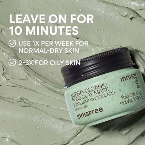 Innisfree Super Volcanic Clay Mask - Pore & Sebum Control for Oily Skin | Limited Edition Gift Sets