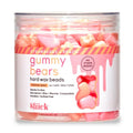 Sliick Hard Wax Beads for Hair Removal, Gummy Bears – Stripless Wax Beads for Face, Body & Sensitive Skin, 8 oz