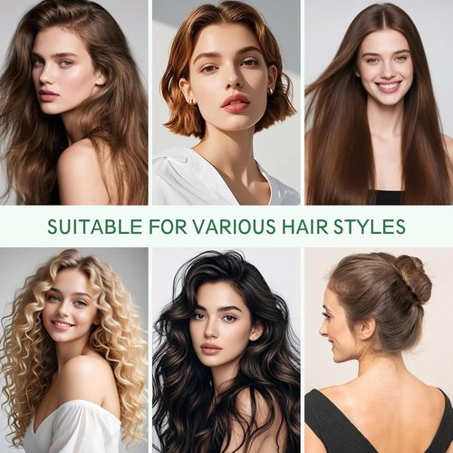 Skiennix Professional Edge Control Brush - Boar Bristle Hairbrush for Smoothing Frizz & Flyaways | Green