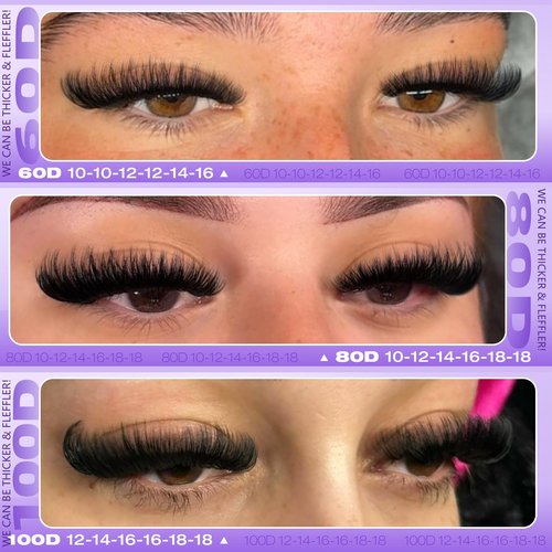 EYDEVRO Lash Clusters Kit 60D80D100D Volume Lash Extension Kit Wispy Cluster Eyelash Extensions Eyelash Extension Kit 10-18mm D Curvature Cluster Lashes with Lash Bond and Seal Tweezers Brushes