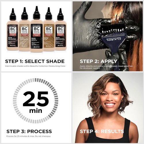 Clairol Professional Beautiful Collection Semi-Permanent Hair Color - Zero Damage for All Textures