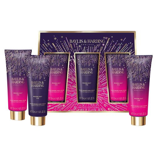 Baylis & Harding Gift Set for Women - Luxuruy Hand Care Pack - Moonlight Fig - 2 Pack