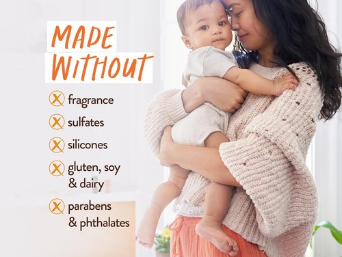 Babo Botanicals Baby Care Essentials Gift Set | Fragrance-Free Skincare & Bath for Delicate Skin - 5 Natural Items with Reusable Pouch