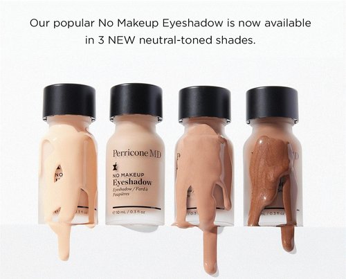 Perricone MD No Makeup Liquid Eyeshadow - Hydrating Anti-Aging Formula with Vitamin C - Crease-Proof Satin Finish