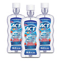 ACT Kids Anticavity Fluoride Mouthwash, Sugar & Alcohol Free Mouth Rinse Strengthens Teeth, Simply Strawberry, 16.9 fl. oz.(Pack of 3)
