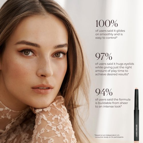Laura Mercier Caviar Stick Cream Eyeshadow: Matte Finish, 24HR Wear, Long Lasting, Rich Color, Easily Blendable and Buildable, Waterproof, Hyaluronic Acid Infused, Eyeshadow Stick Set, Au Natural