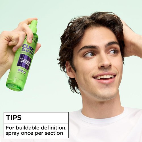 Garnier Fructis Curl Shape Defining Spray Gel - No Frizz Formula, 8.5 Fl Oz, 3 Count