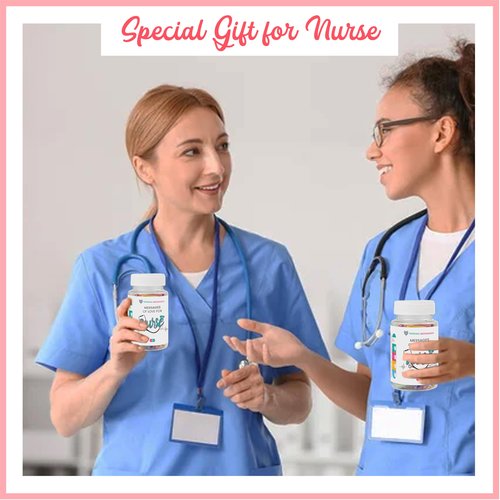 Hyperlama Nurses Gift Jar: Acrylic, Solid, Refillable, Perfect for Nurse Appreciation, Graduation, or Any Occasion