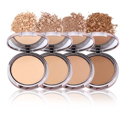Girlactik Luminous Face Powder – Radiant Finish Pressed Powder for Natural Glow & Smooth Skin – Lightweight, Buildable Setting & Finishing Powder | Vegan, Cruelty-Free Compact (Light)