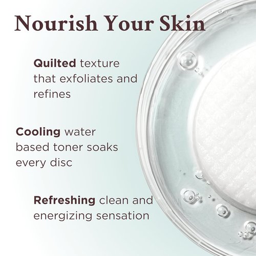 MATKAS Korean Exfoliating Witch Hazel Toning Pads - 60 Pcs | AHA BHA Gentle Face Exfoliator for Dark Spots