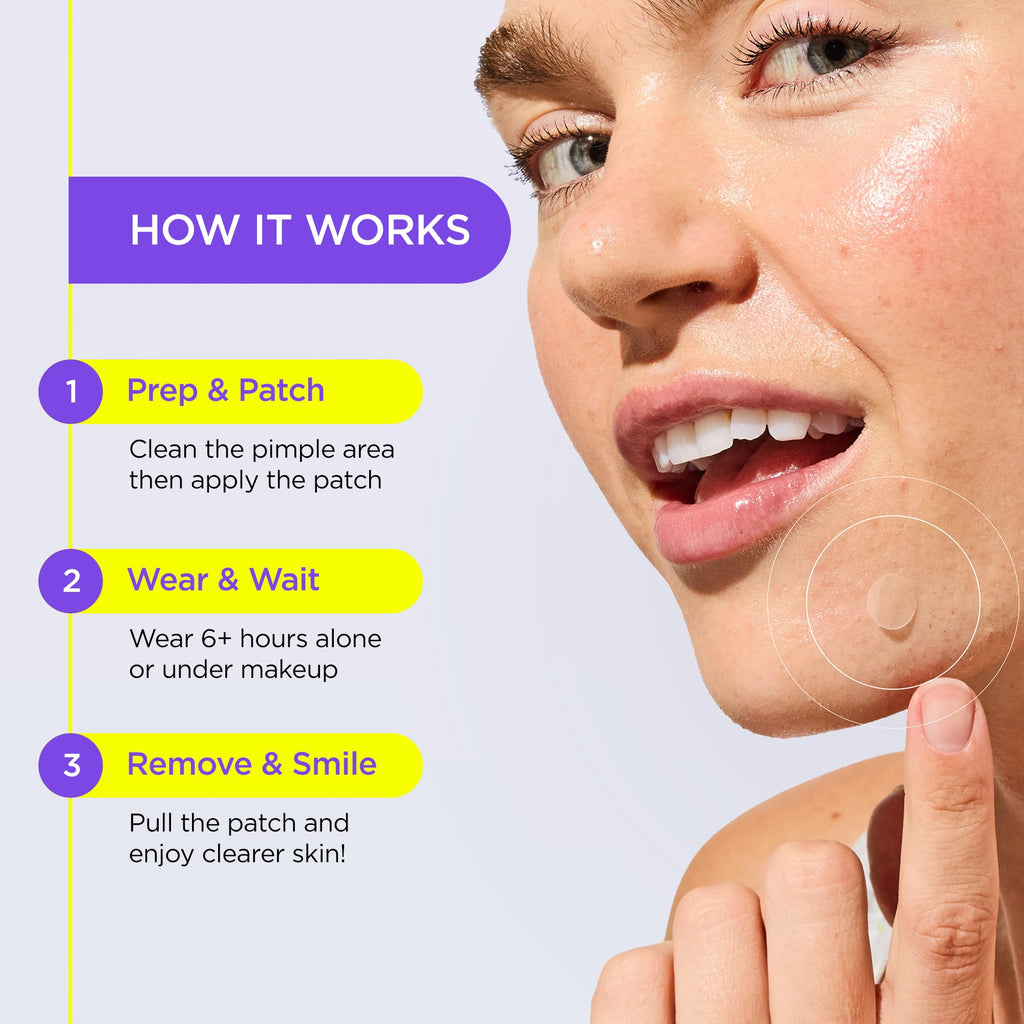 ZitSticka Invisible Pimple Patches for Face, Hydrocolloid Patches, Ultra-Thin Clear Azelaic Acid & CICA Blemish Patches, Pimple Stickers (UNDERCOVER 36 Count)