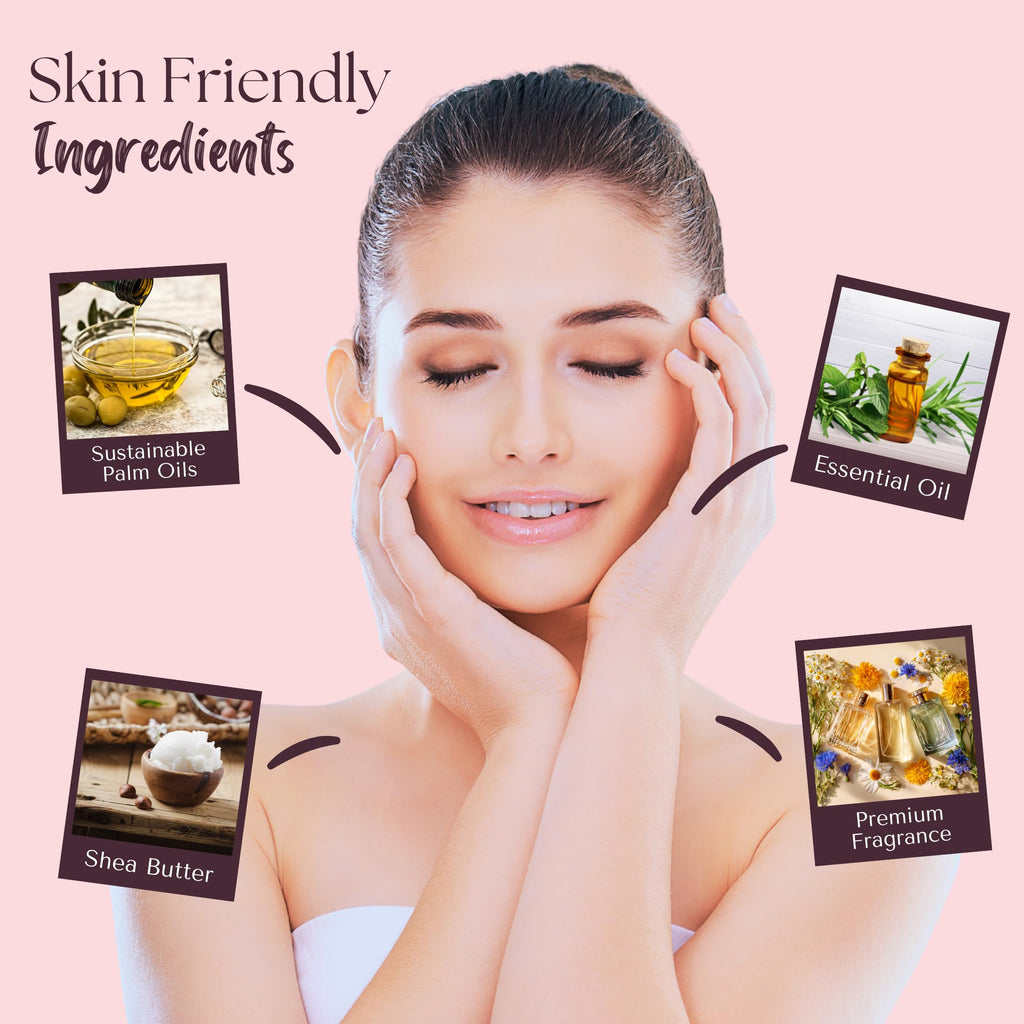 Wavertree & London Assorted Floral Elegance Scents Natural Soap Bars (Pack of 8), 7oz Moisturizing Triple Milled Soap Bars Enriched with Shea Butter and Pure Plant Oils | All Body & Bath Soap