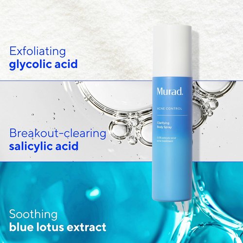 Murad Clarifying Body Spray - Salicylic Acid Treatment for Bacne & Body Acne, 6.0 oz