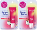 eos 24H Moisture Super Balm- Coconut Milk, Lip Mask, Day or Night Lip Treatment, Made for Sensitive Skin, 0.35 fl oz (Pack of 2)