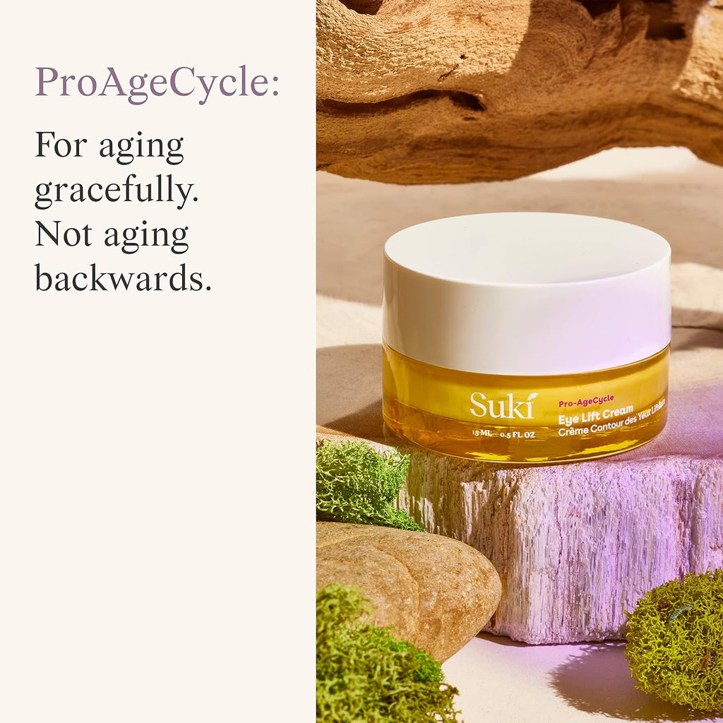 Suki Skincare Eye Lift Renewal Cream - Firming & Brightening Formula with Resveratrol, Caffeine & Vitamin C - 15 ml
