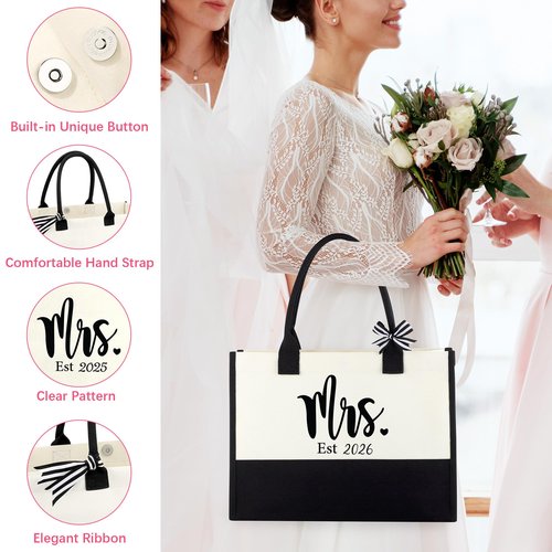 JoycuFF Bride Gifts for Bridal Shower 2026, Wedding Gifts for Bride to Be, Future Mrs, Engagement, Bachelorette Party Gift Set of 5