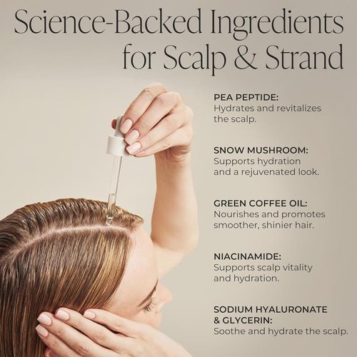 Arbonne Scalp Elixir - Lightweight Daily Hydrating Serum for Healthy-Looking Scalp - 1.6 fl oz