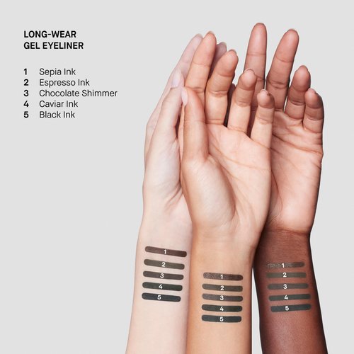 Bobbi Brown Long-Wear Gel Eyeliner | Precise Smudge-Proof & Waterproof Eyeliner for 8-Hour Wear, 0.1 Ounce, Black Ink