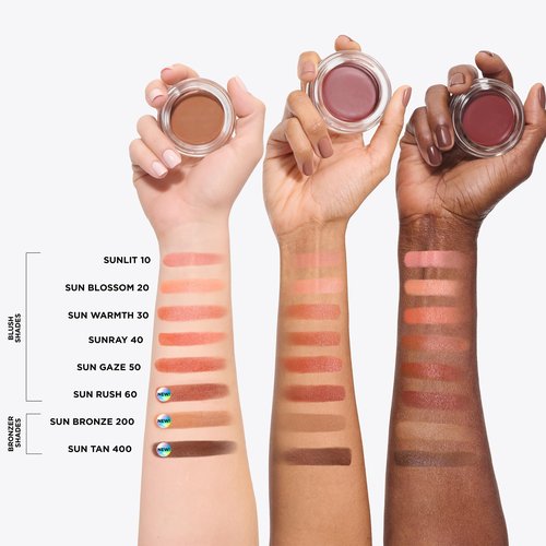 IT Cosmetics Do It All Serum Color Balm Sun Cream Blush & Bronzer, Sunlit - Blendable & Buildable, Lift, Reshape, All-Over Color, 24HR Hydration With Hyaluronic Acid, Peptides & Vitamin E - 0.63 oz