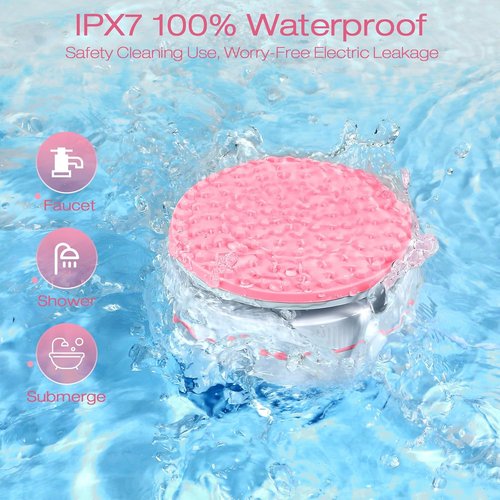 Norate Electric Makeup Brush Cleaner - Automatic Spinning Washer with 1.98 Fl.Oz Shampoo | Ideal Gift for Makeup Lovers